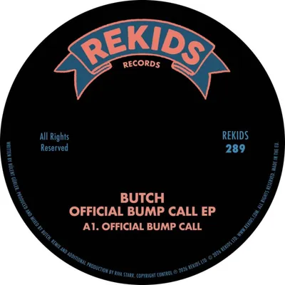 Butch — Official Bump Call EP vinyl cover