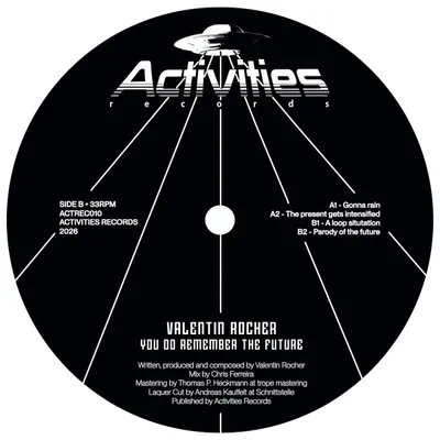 Valentin Rocher — You Do Remember The Future vinyl cover