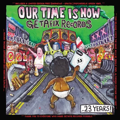 Various Artists — 23 Years Of Getafix Records 2x12 vinyl cover