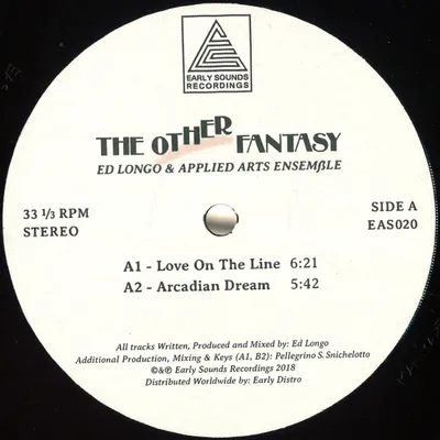 Ed Longo, Applied Arts Ensemble — The Other Fantasy vinyl cover