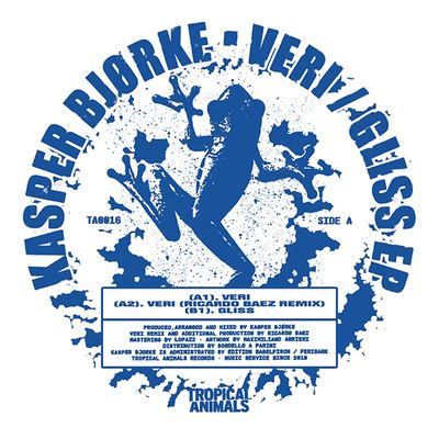 Kasper BjØRke — VERI / GLISS EP vinyl cover