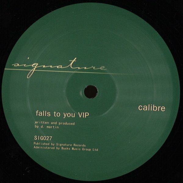 Calibre — Falls To You VIP / End Of Meaning vinyl cover
