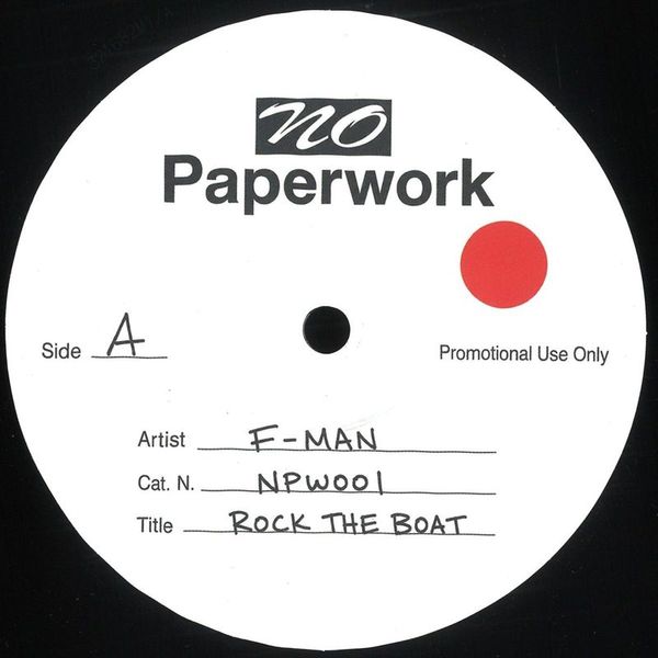 F-Man — Rock The Boat vinyl cover