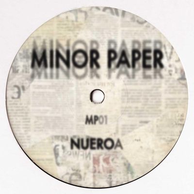 Minor Paper — MP01 LP vinyl cover