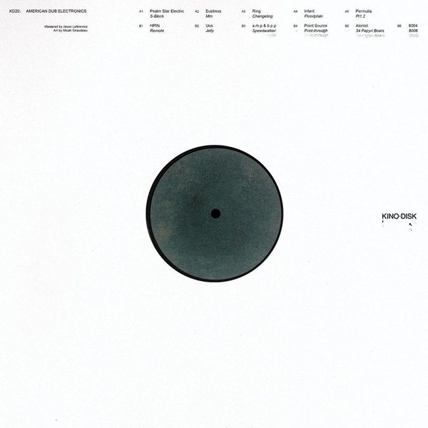 Various — AMERICAN DUB ELECTRONICS LP vinyl cover