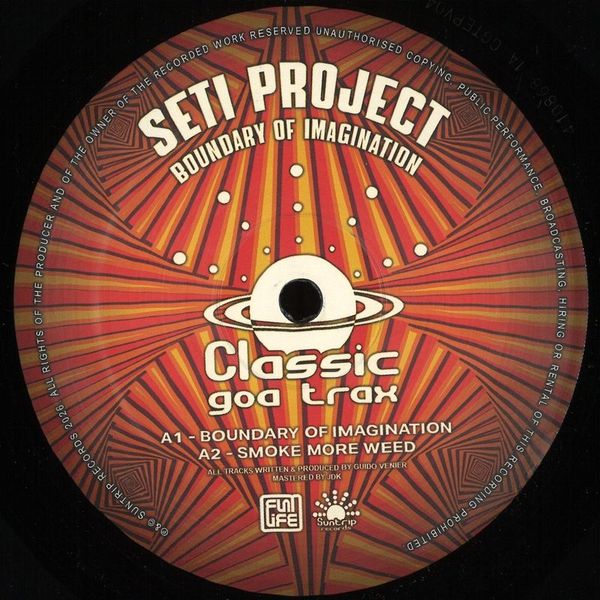 SETI Project, Bass Invaders — Boundary Of Imagination EP vinyl cover