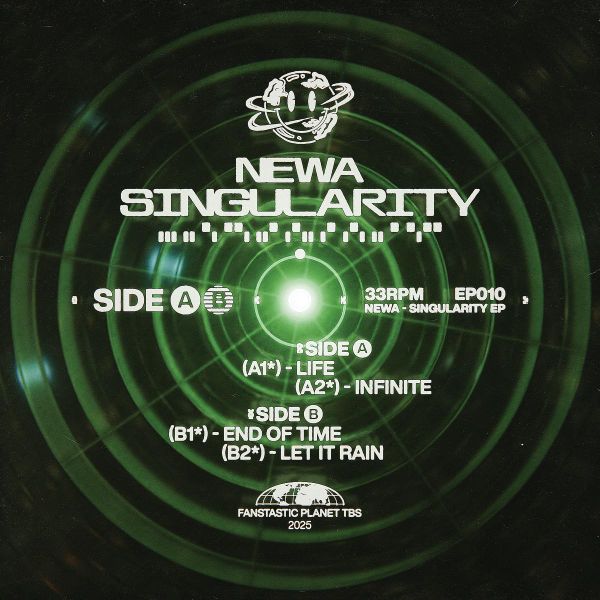 Newa — Singularity EP vinyl cover