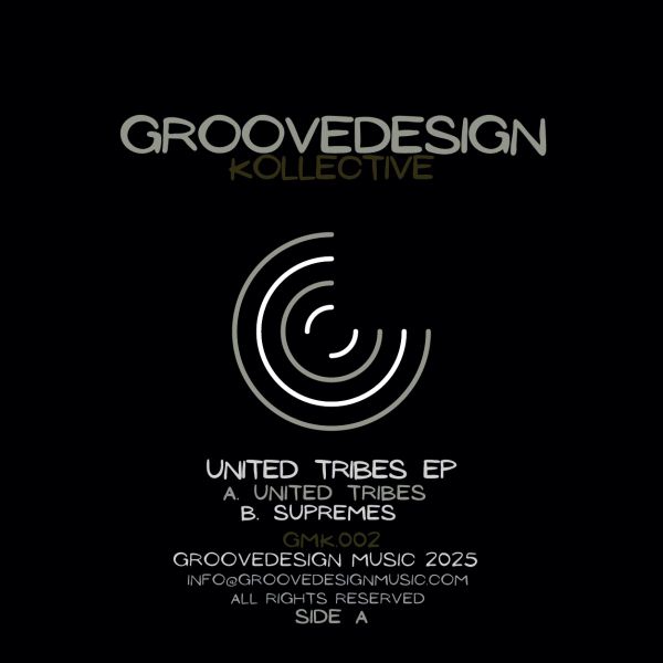 Groovedesign Kollective — United Tribes EP vinyl cover