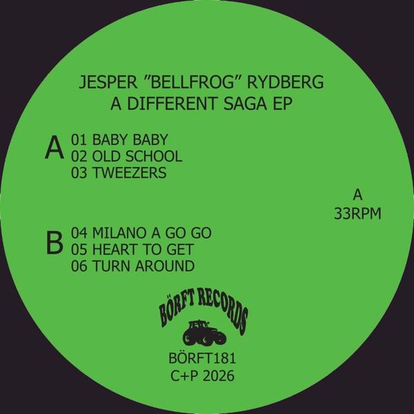 Jesper "Bellfrog" Rydberg — A Different Saga EP vinyl cover