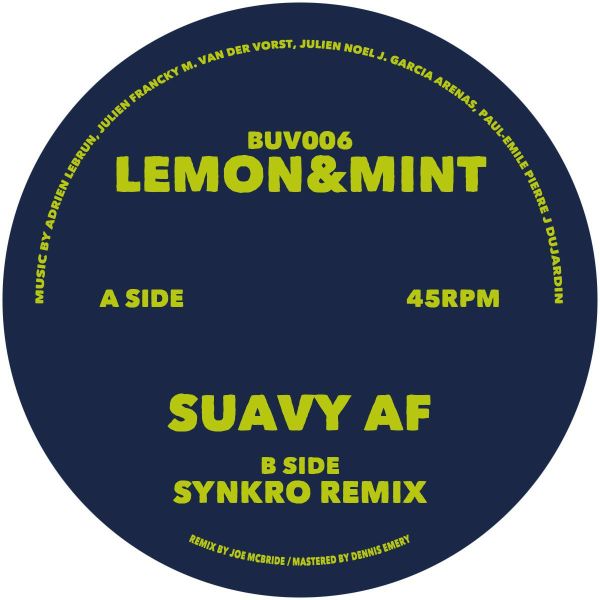 Lemon, Mint — Suavy AF vinyl cover