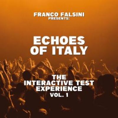 Franco Falsini — ECHOES OF ITALY THE INTERACTIVE TEST EXPERIENCE VOL.1 LP 2x12" vinyl cover