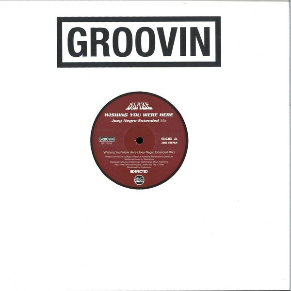 Blaze — Wishing You Were Here / How Deep is Your Love vinyl cover