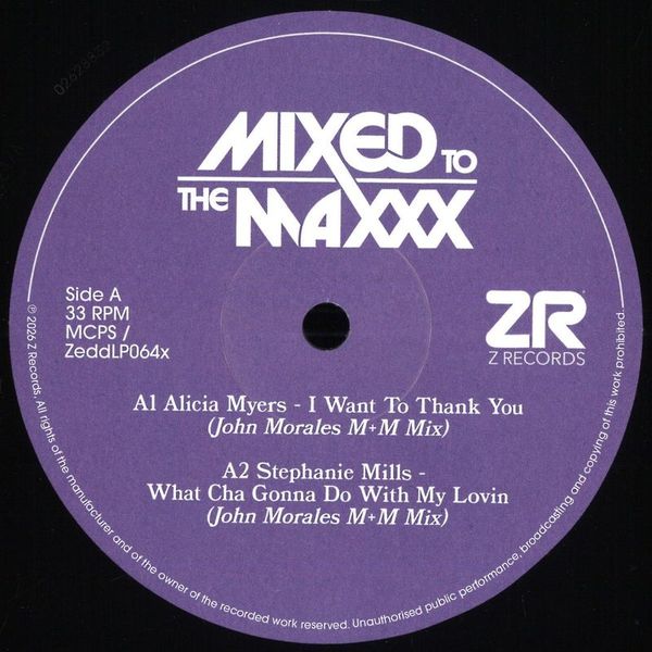 Dave 'Love' Lee, John Morale — Mixed To The Maxxx (PART TWO) (2x12") vinyl cover