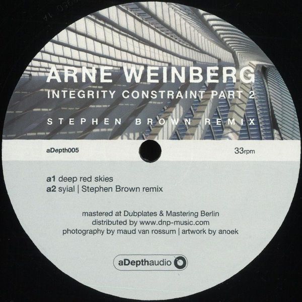 Arne Weinberg — Integrity Constraint Part 2 vinyl cover