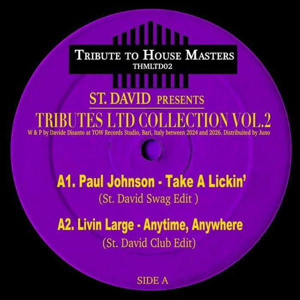 St. David — Tributes LTD Collection Vol 2 vinyl cover