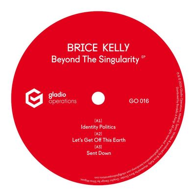 Brice Kelly — BEYOND THE SINGULARITY EP vinyl cover