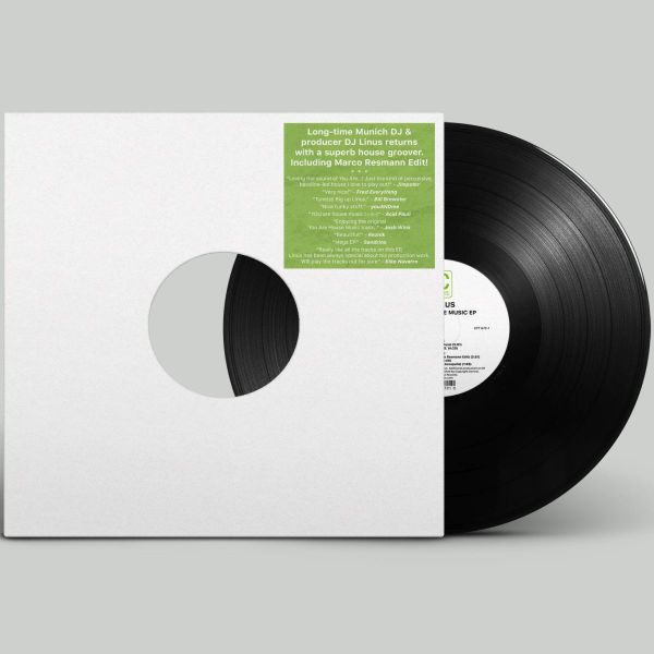 DJ Linus — You Are House Music EP vinyl cover