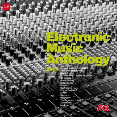 — ELECTRONIC MUSIC ANTHOLOGY 04 - HAPPY MUSIC FOR HAPPY F LP 2x12" vinyl cover