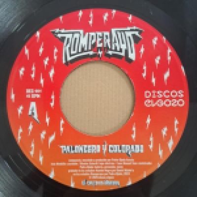 Romperayo — Palonegro y Colorado / Ecos Sicodélicos (7") vinyl cover