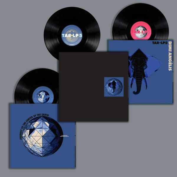 Dimi Angelis — Journey to the Center of the Earth LP 3x12" vinyl cover