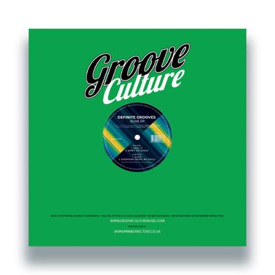 Definite Grooves — Alive EP vinyl cover