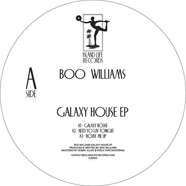 Boo Williams — Galaxy House EP vinyl cover