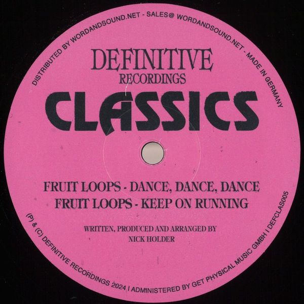 Nick Holder — Fruit Loops vinyl cover