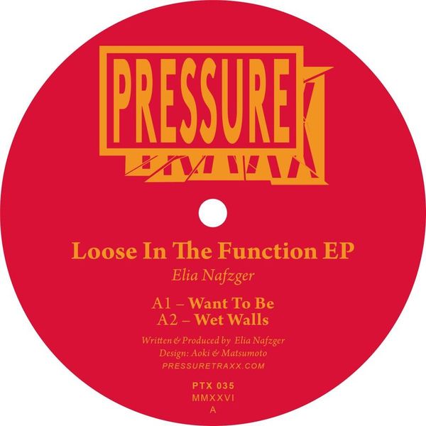Elia Nafzger — Loose In The Function EP vinyl cover