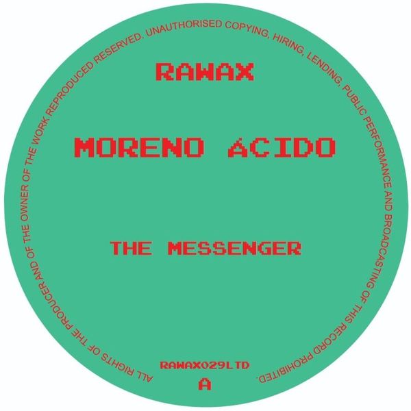 Moreno Ácido — The Messenger vinyl cover