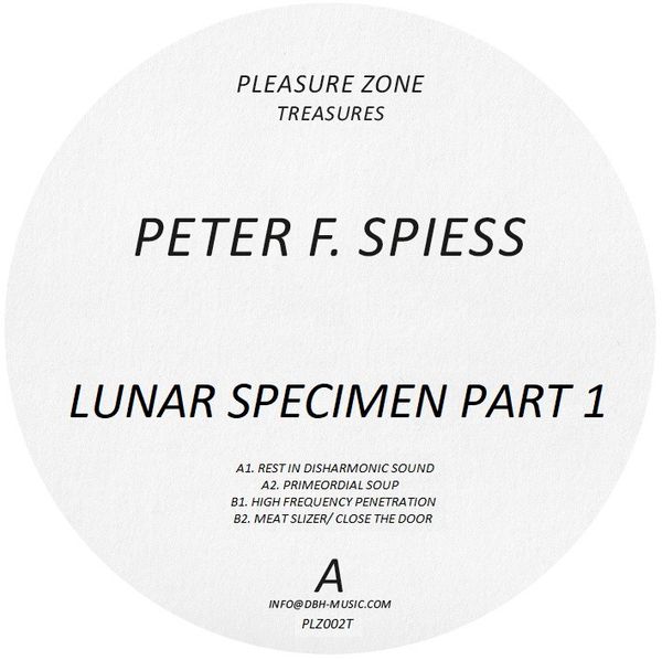 Peter F. Spiess — LUNAR SPECIMEN 1 vinyl cover