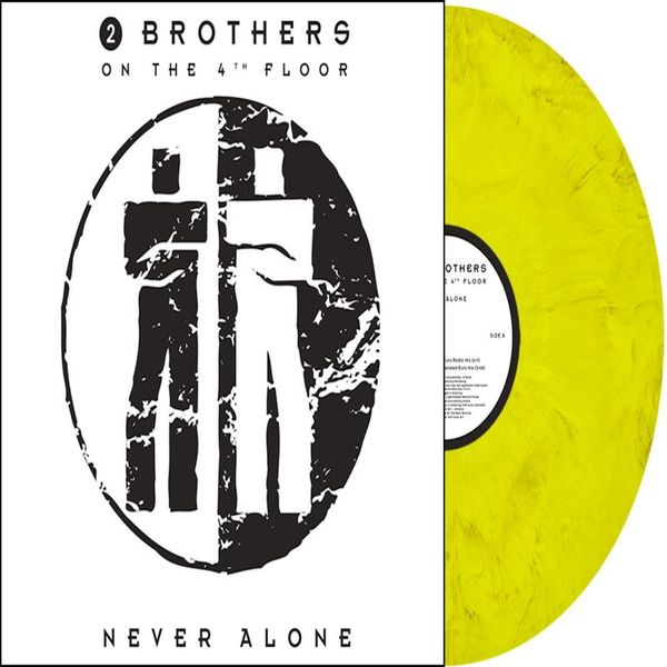2 Brothers on the 4th floor — Never Alone LP vinyl cover