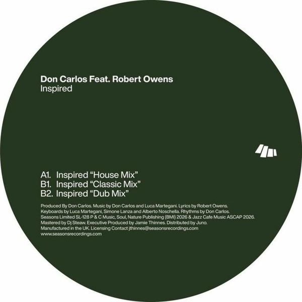Don Carlos, & Robert Owens — Inspired vinyl cover