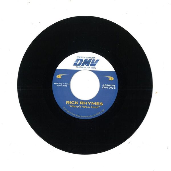 Rick Rhymes/Red Hot Hancock — Mary’s Woo Hah!/Stars In Your Yes Yes vinyl cover