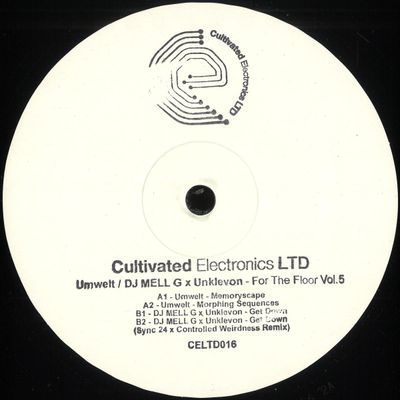Umwelt, DJ Mell G, Unklevon inc Sync 24, Controlled Weirdness Remix — For The Floor Volume 5 vinyl cover
