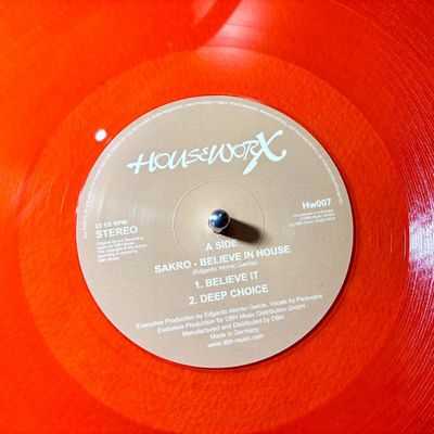 Sakro — Belive In House Ep vinyl cover