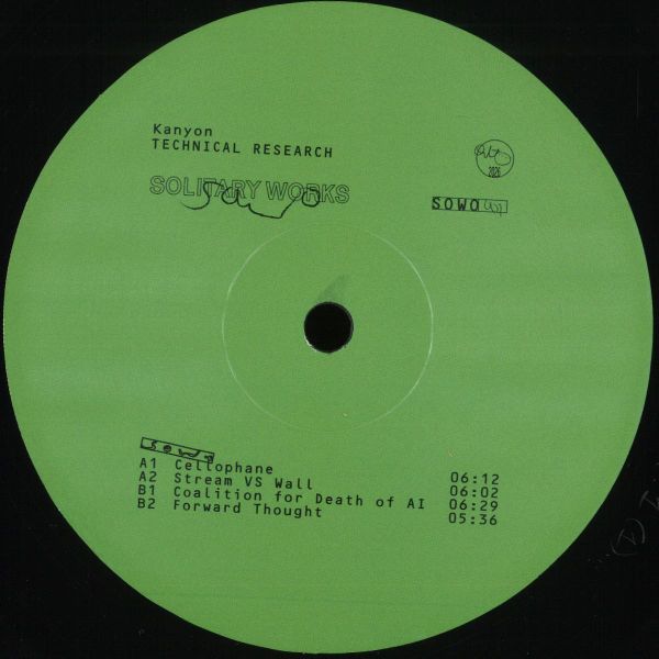 Kanyon — Technical Research vinyl cover