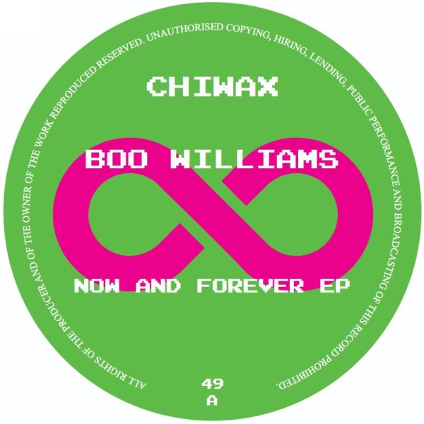 Boo Williams — Now And Forever EP vinyl cover