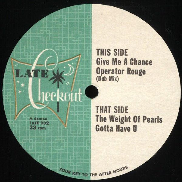 M Sexton — LATE 002 vinyl cover