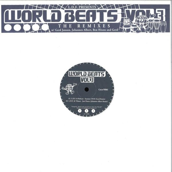Various — World Beats Vol.3 - The Remixes vinyl cover