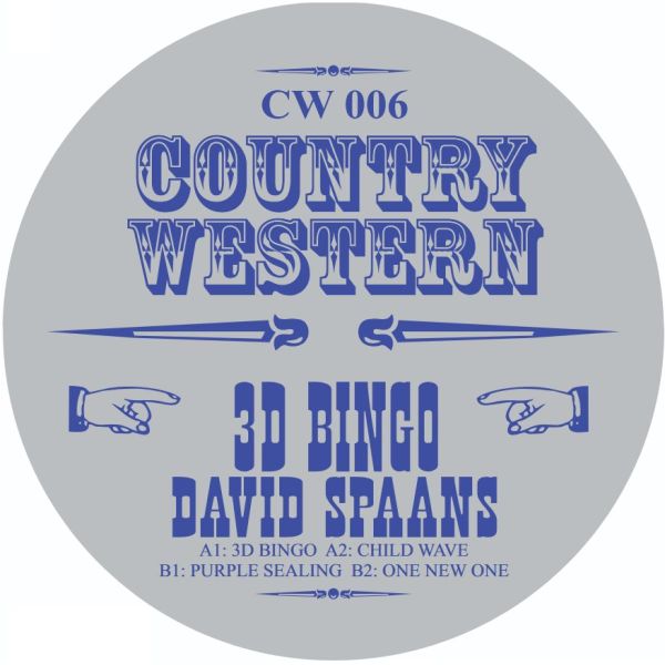 David Spaans — 3 D Bingo vinyl cover