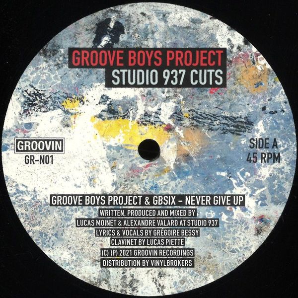 Groove Boys Project — Studio 937 Cuts vinyl cover