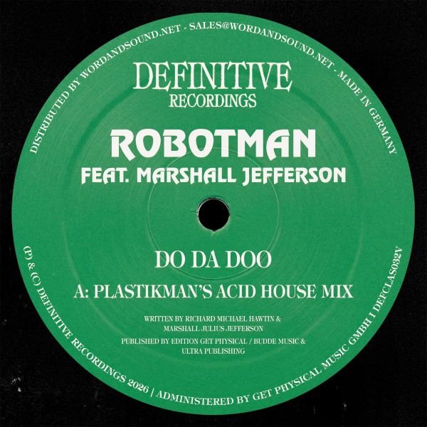 Robotman, Marshall Jefferson — Do Da Doo Rmx vinyl cover