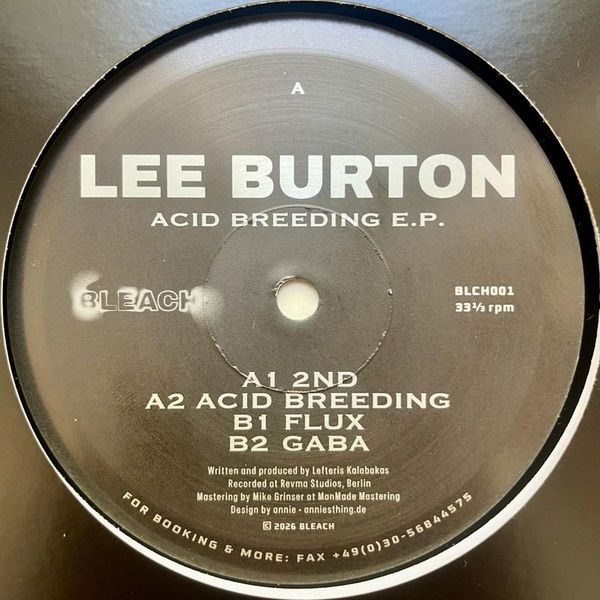 Lee Burton — Acid Breeding vinyl cover