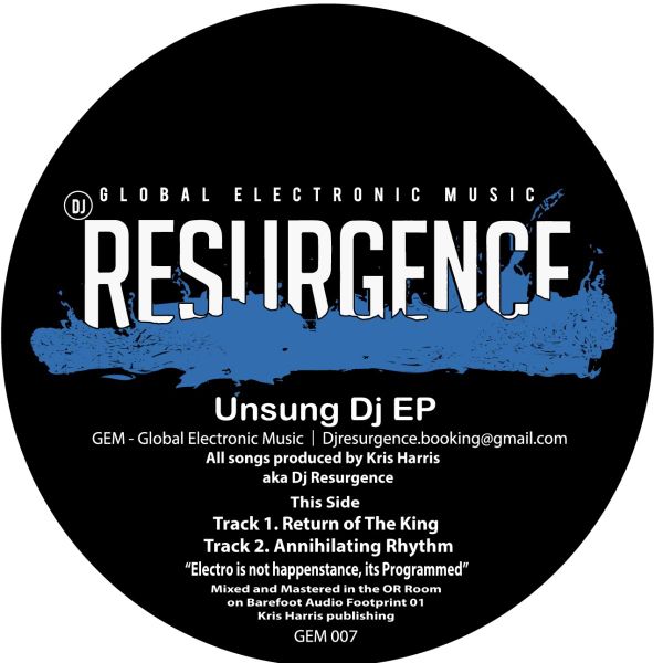 DJ Resurgence — Unsung vinyl cover